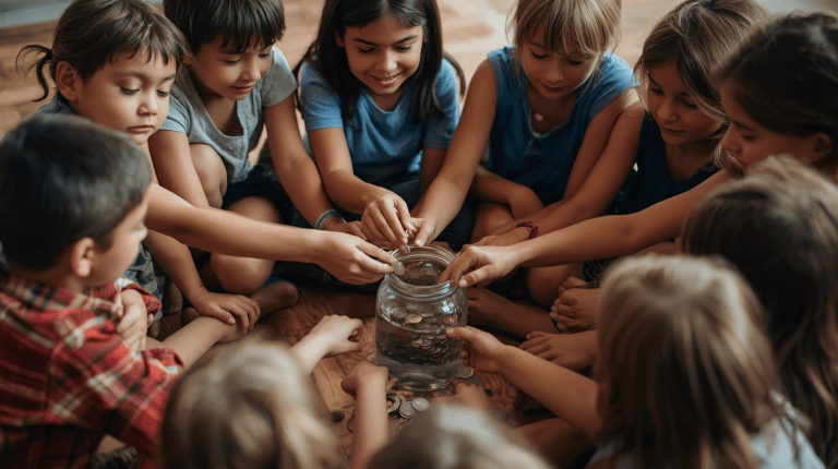 El vaso de la paciencia es un juego de destreza y concentración donde los jugadores deben colocar monedas en un vaso lleno de agua sin hacerlo rebosar.