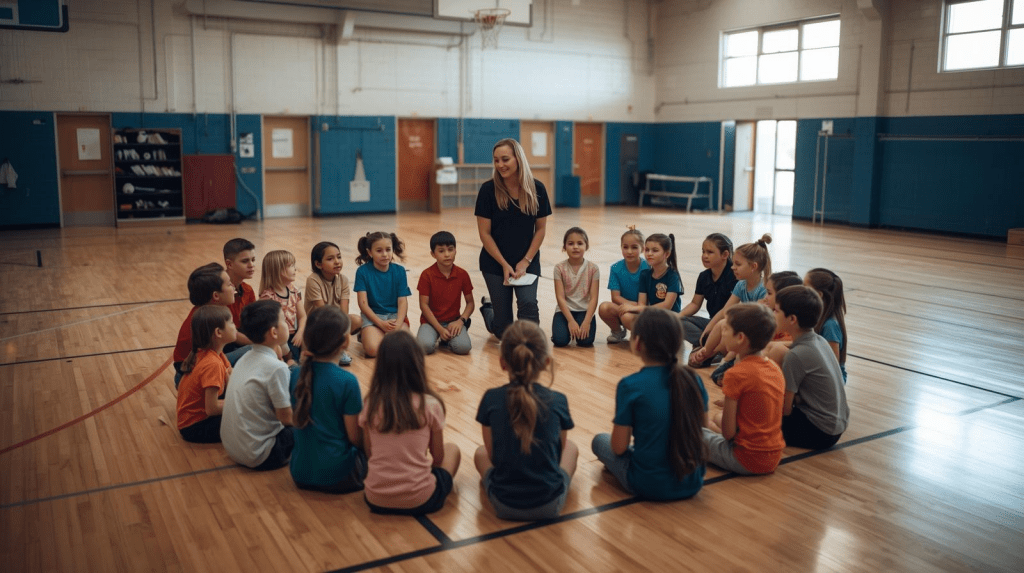 En este juego, los participantes piensan en un adjetivo para describir cómo se sienten y cómo están. El adjetivo debe empezar con la misma letra que sus nombres.