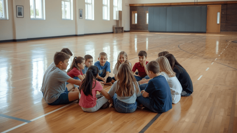 ¿Te Gustan Tus Vecinos? (II) es un juego social en círculo donde los jugadores deben interactuar y cambiar de lugar