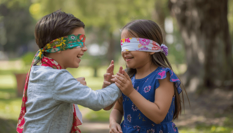 Los participantes se agrupan en parejas y deben encontrar a su compañero usando únicamente sonidos de animales que previamente hayan elegido