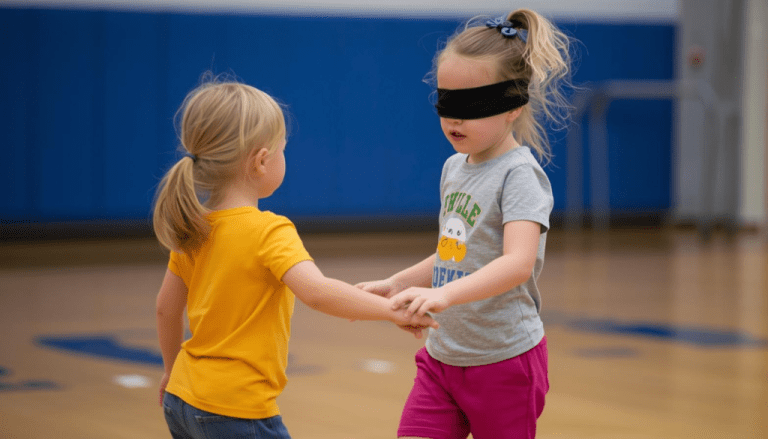 Los jugadores deberán guiar a sus compañeros "ciegos" a través de un campo